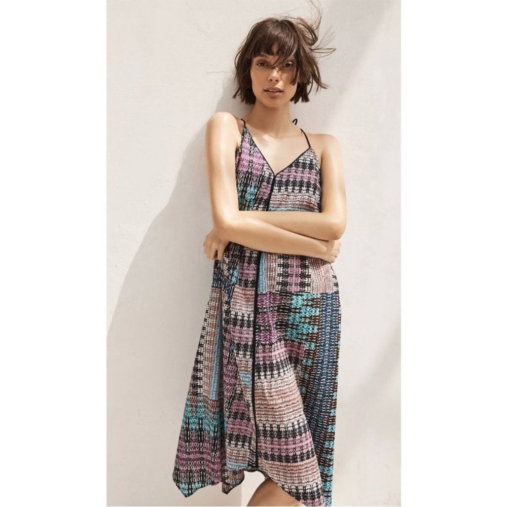 Akemi +‎ Kin Anthropologie Riviera Tasseled Midi Dress